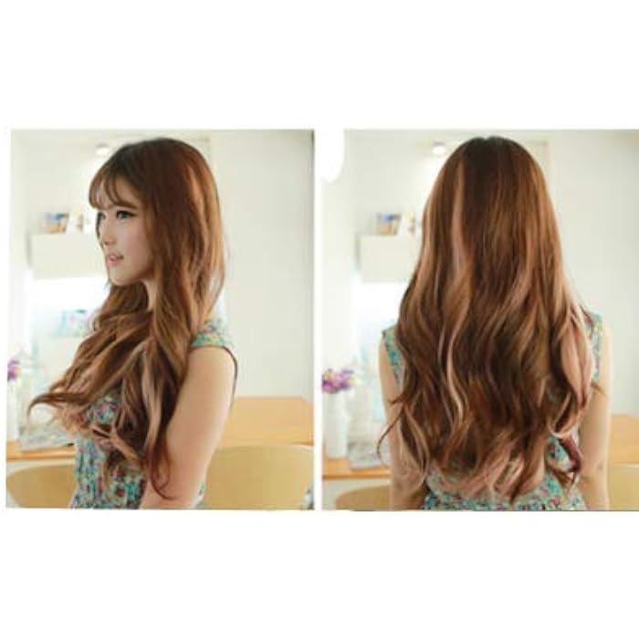 DILLARDS Fashion Fluffy 12 Sets Long Curly Hair Extension (Can Be Permed And Straightened) 1208-7 - Image 1